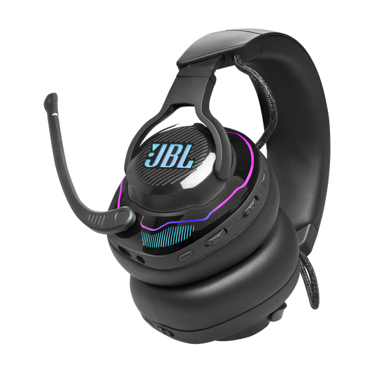 JBL Quantum 910 Wireless - Black - Wireless over-ear performance gaming headset with head  tracking-enhanced, Active Noise Cancelling and Bluetooth - Detailshot 2 image number null